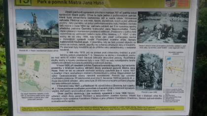 Památník Jana Husa - Běchovice u Prahy